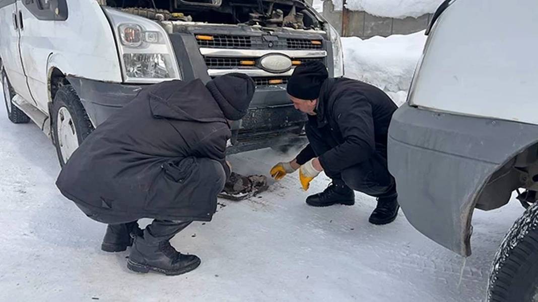 Soğuk hava rekoru kıran ilçe, dudakları uçuklattı! 19